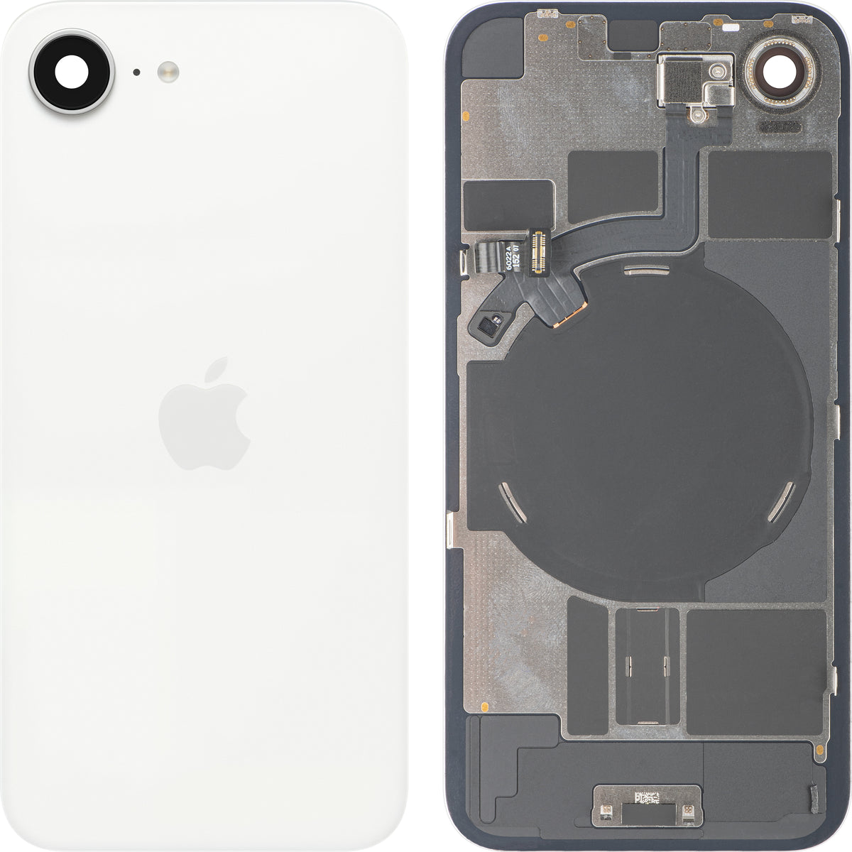 Tampa da bateria Apple iPhone 17e, Branco, Swap Premium
