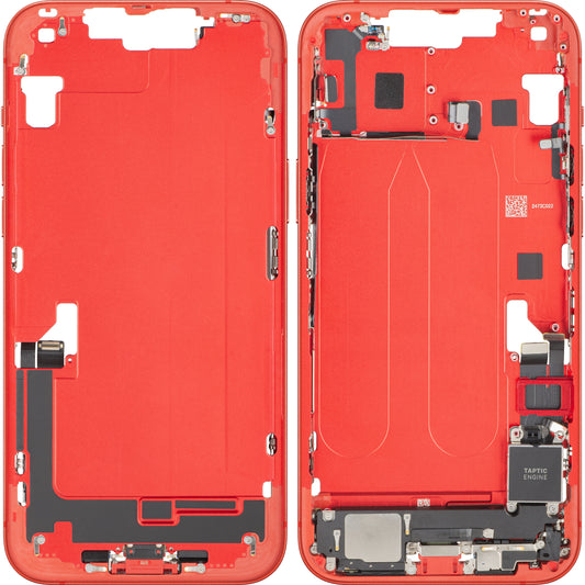 Capa de Bateria Apple iPhone 14 Plus, Com Carcaça Central, Completa, Vermelho, Swap