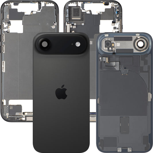 Tampa da Bateria Apple iPhone 17 Air, Com Carcaça Central, Completa, Preto (Space Black), Swap
