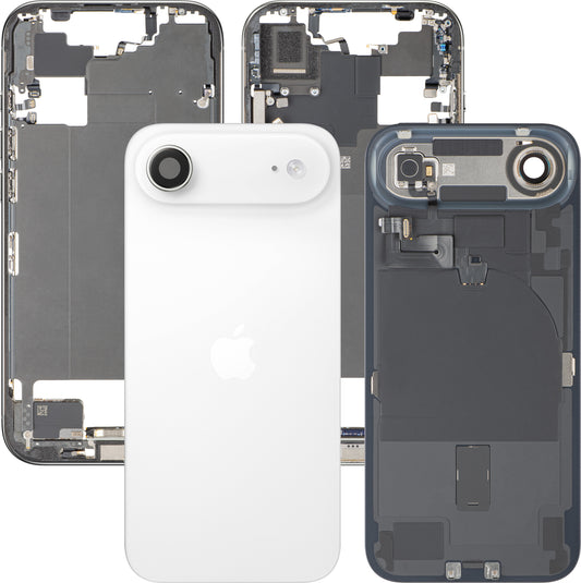 Apple iPhone 17 Air Battery Cover, With Middle Case, Full Parts, White (Cloud White), Premium Swap