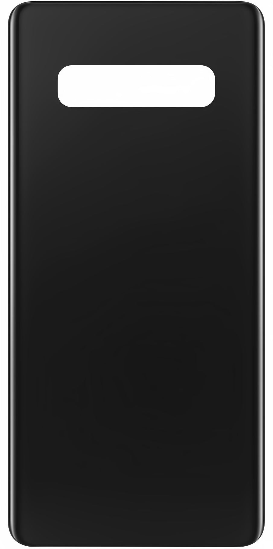 Tampa da Bateria compatível com Samsung Galaxy S10+ G975, Preto (Prism Black)