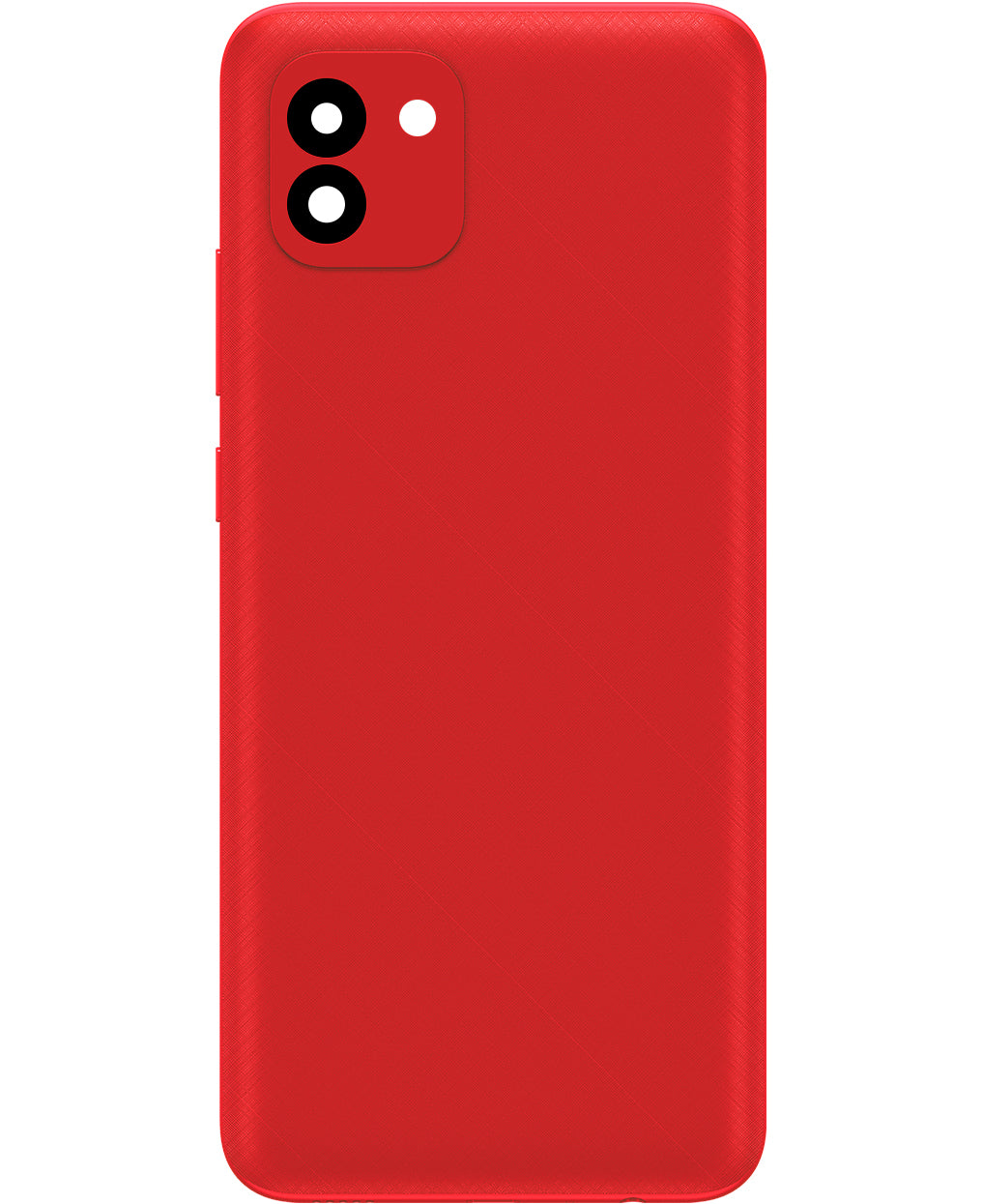 Tampa da Bateria compatível com Samsung Galaxy A03 A035, Versão F, Vermelho