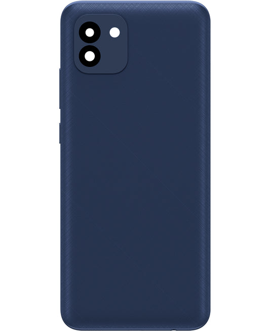 Tampa da Bateria compatível com Samsung Galaxy A03 A035, Versão F, Azul