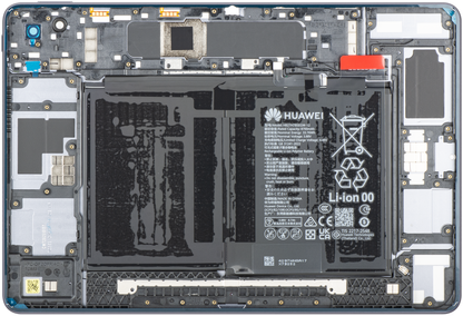 Tampa da Bateria com Acumulador Huawei MatePad 11.5 S (2025), Cinza, Service Pack 02357KLM