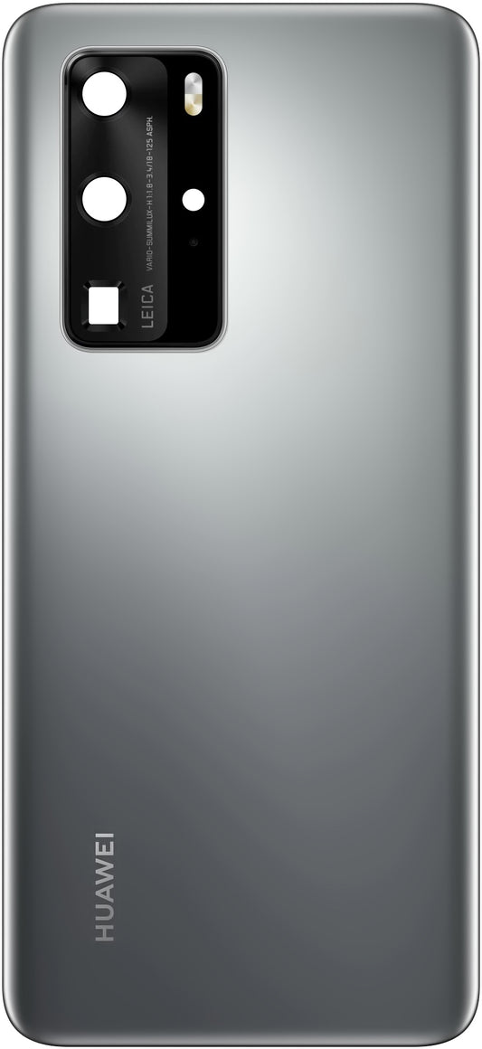 Tampa da Bateria Huawei P40 Pro, Prateado (Silver Frost), Swap