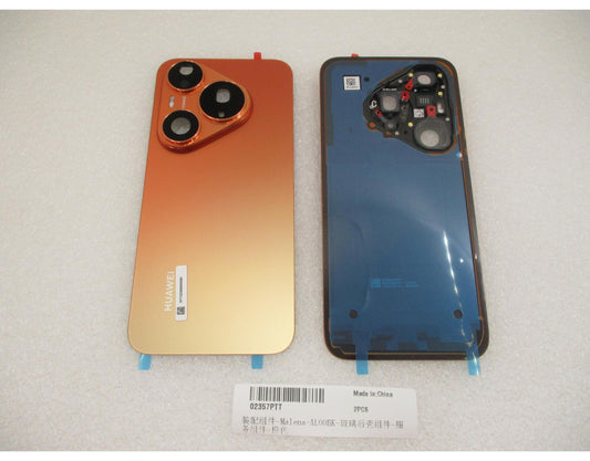 Tampa da bateria Huawei Pura 90s Pro, Laranja (Orange Soda), Service Pack 02357PTT