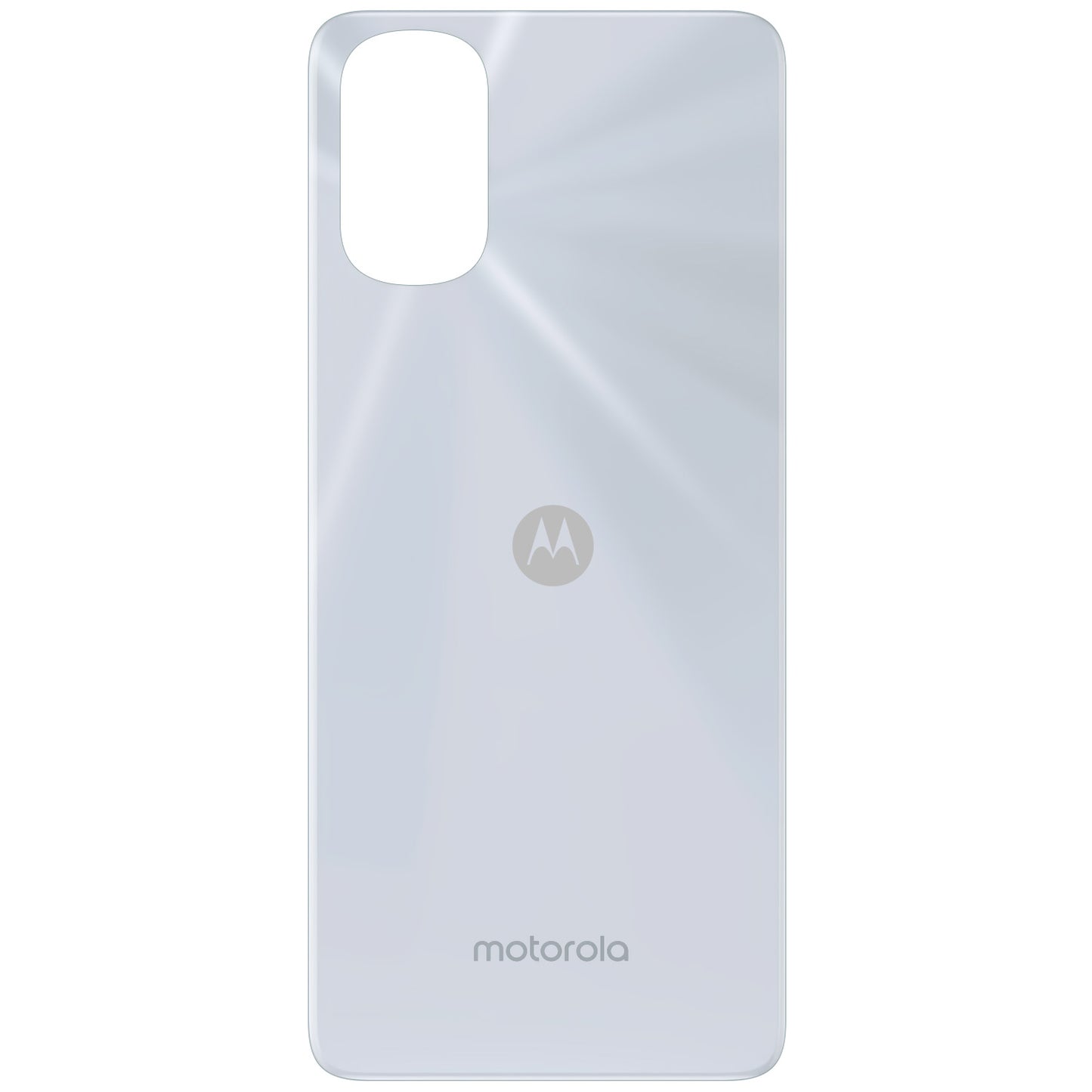 Cobertura da bateria Motorola Moto G22, branco (branco pérola) 