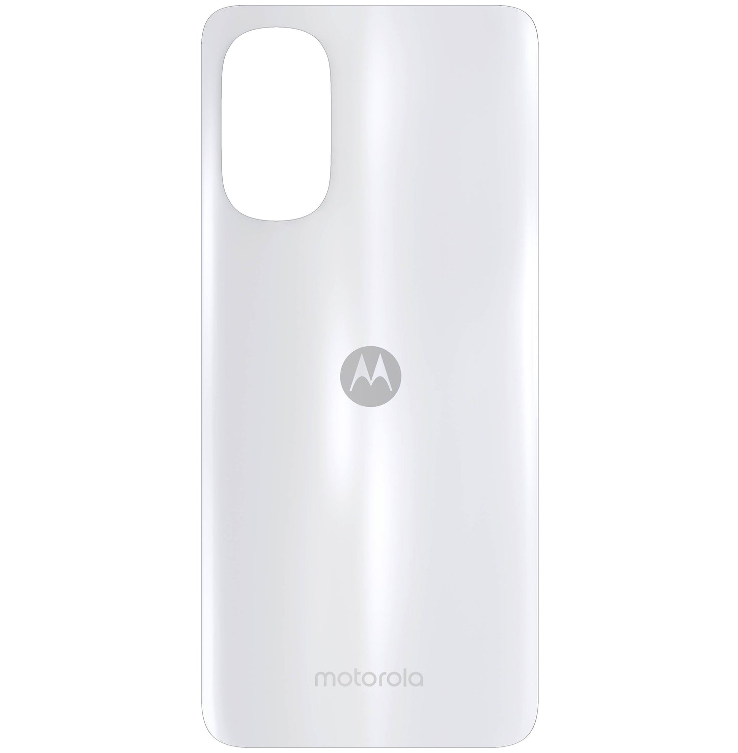 Cobertura da bateria Motorola Moto G52, branco (branco porcelana) 