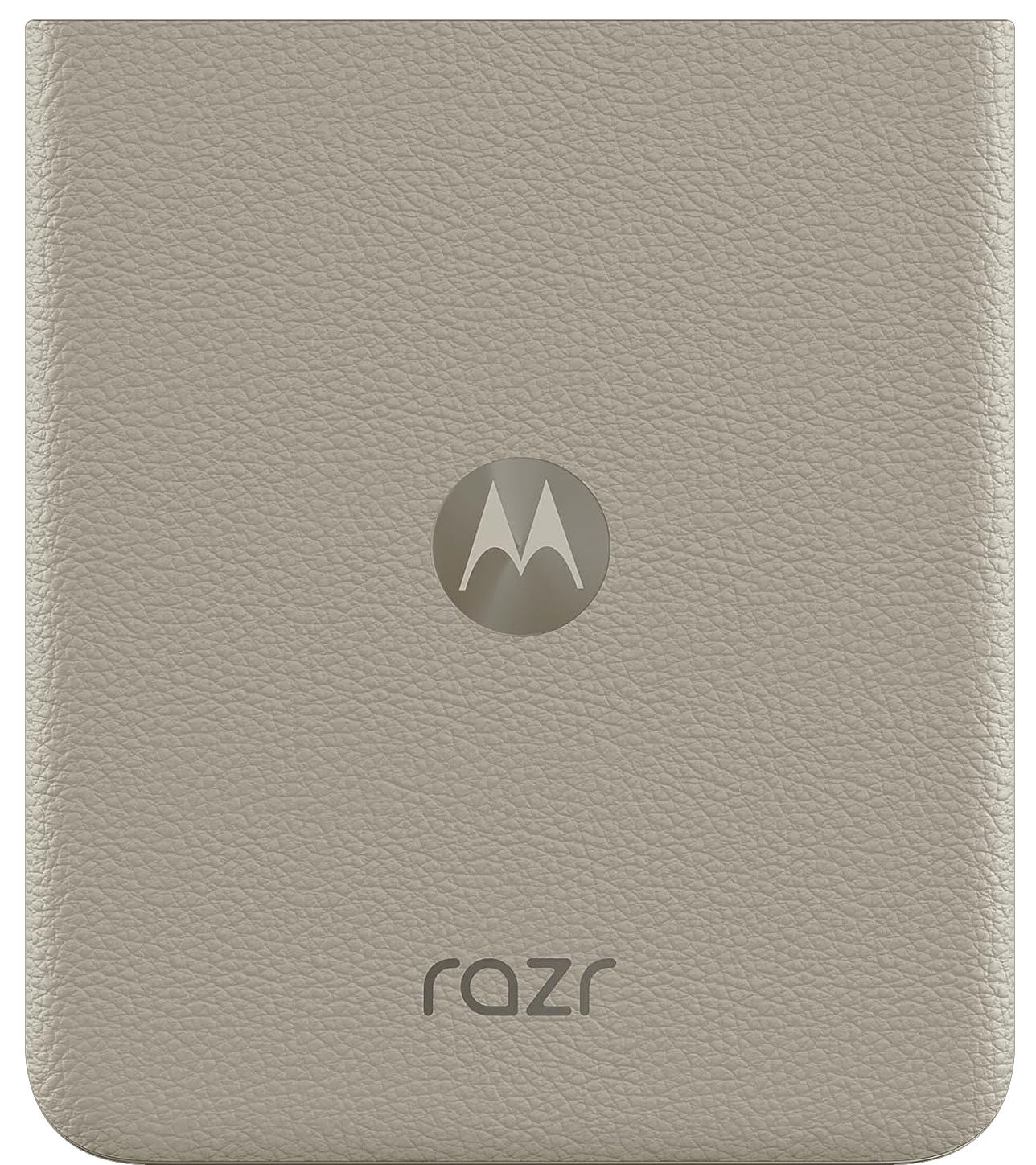 Tampa da Bateria Motorola Razr 2024 / Razr 50, Creme (Pedra Pomes), Pacote de Serviço SL98E12657