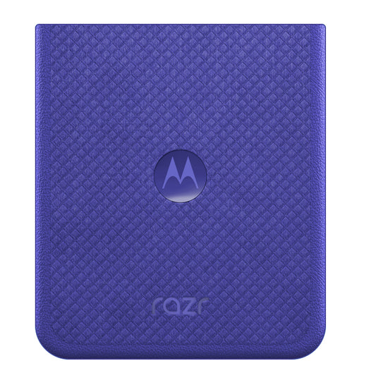 Tampa da Bateria Motorola Razr Ultra 2026 / Razr 70 Ultra, Violeta (Pantone Orient Blue), Pacote de Serviço SL98E96499