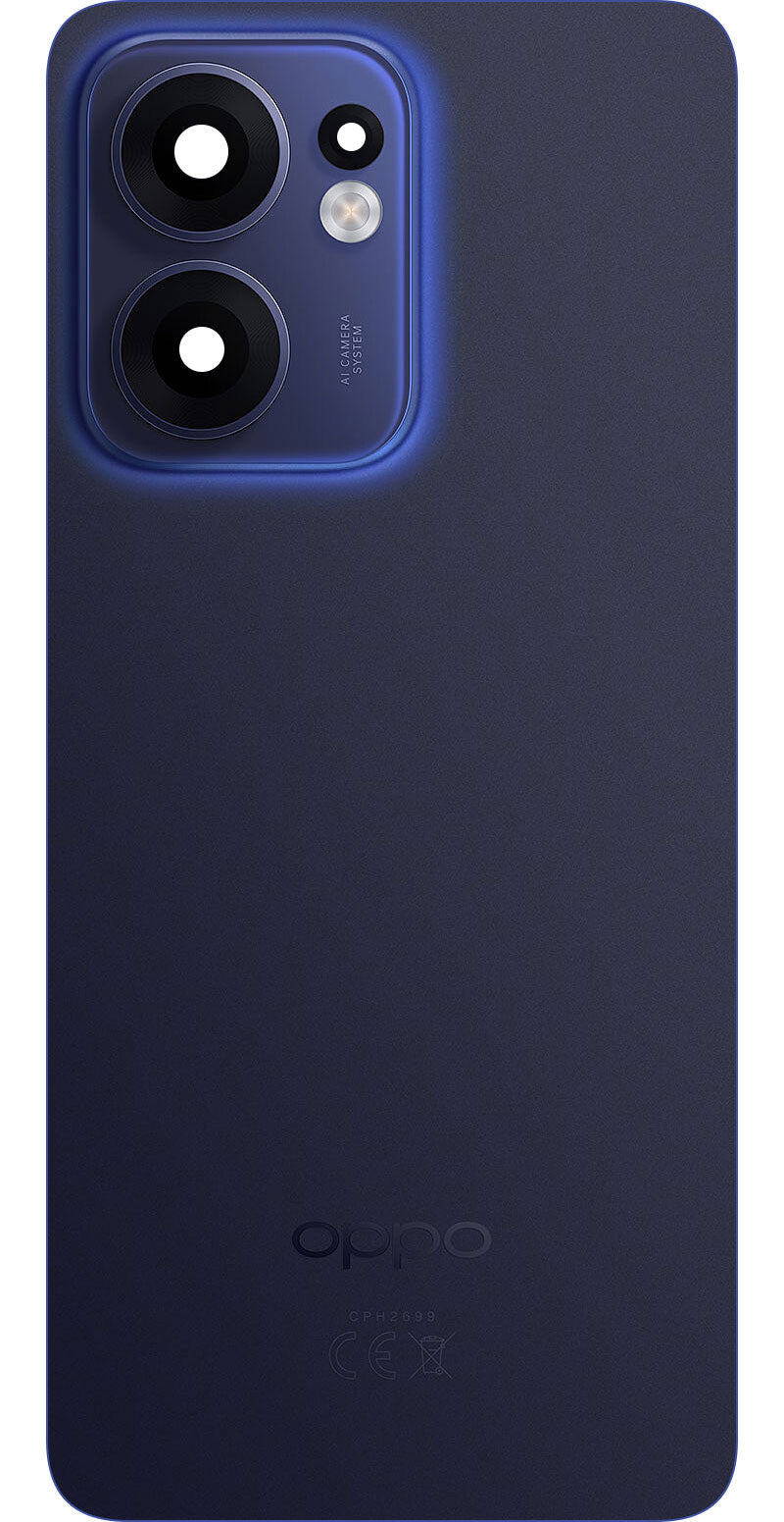 Tampa da Bateria Oppo Reno13 FS 5G / Reno13 F, Azul (Luminous Blue), Service Pack 621033000500