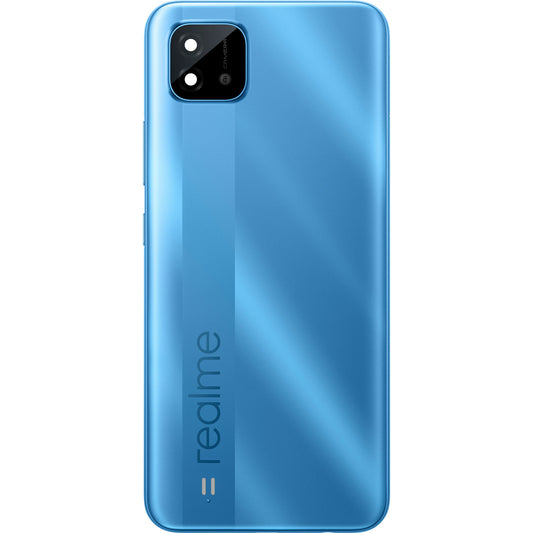 Cobertura da bateria Realme C11 (2021), azul frio, Service Pack 4908552 