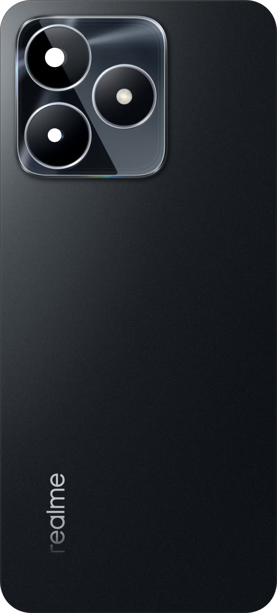 Tampa da Bateria Realme C53, Preto (Mighty Black), Pacote de Serviço 621033000056