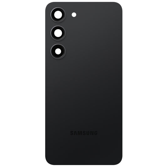 Tampa da bateria Samsung Galaxy S23 S911, preto (Phantom Black), pacote de manutenção GH82-30393A