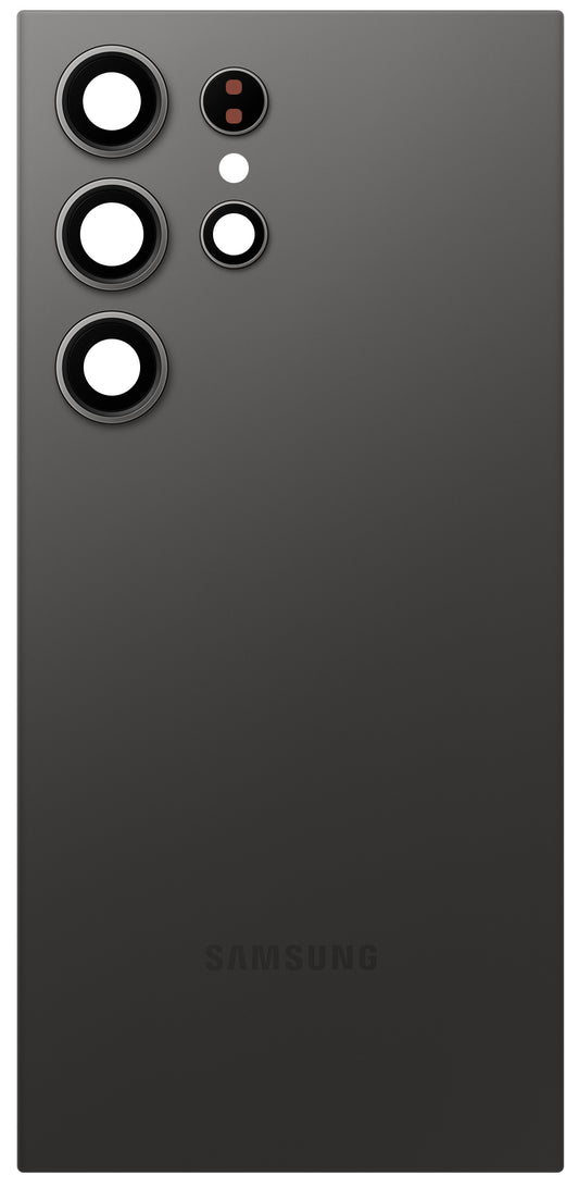 Tampa da Bateria Samsung Galaxy S24 Ultra S928, Preto (Titanium Black), Service Pack GH82-33349B