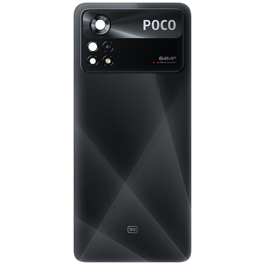 Tampa da Bateria Xiaomi Poco X4 Pro 5G, Preto (Laser Black), Service Pack 5600050K6P00