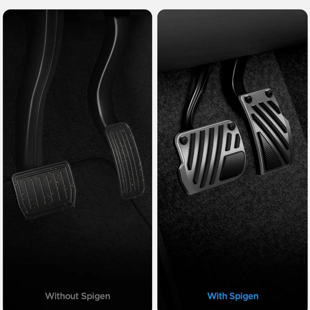 Capas para Pedais de Carro Spigen Line Design TO200P para Tesla Y / 3 ACP11627