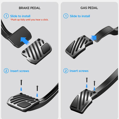 Capas para Pedais de Carro Spigen Line Design TO200P para Tesla Y / 3 ACP11627