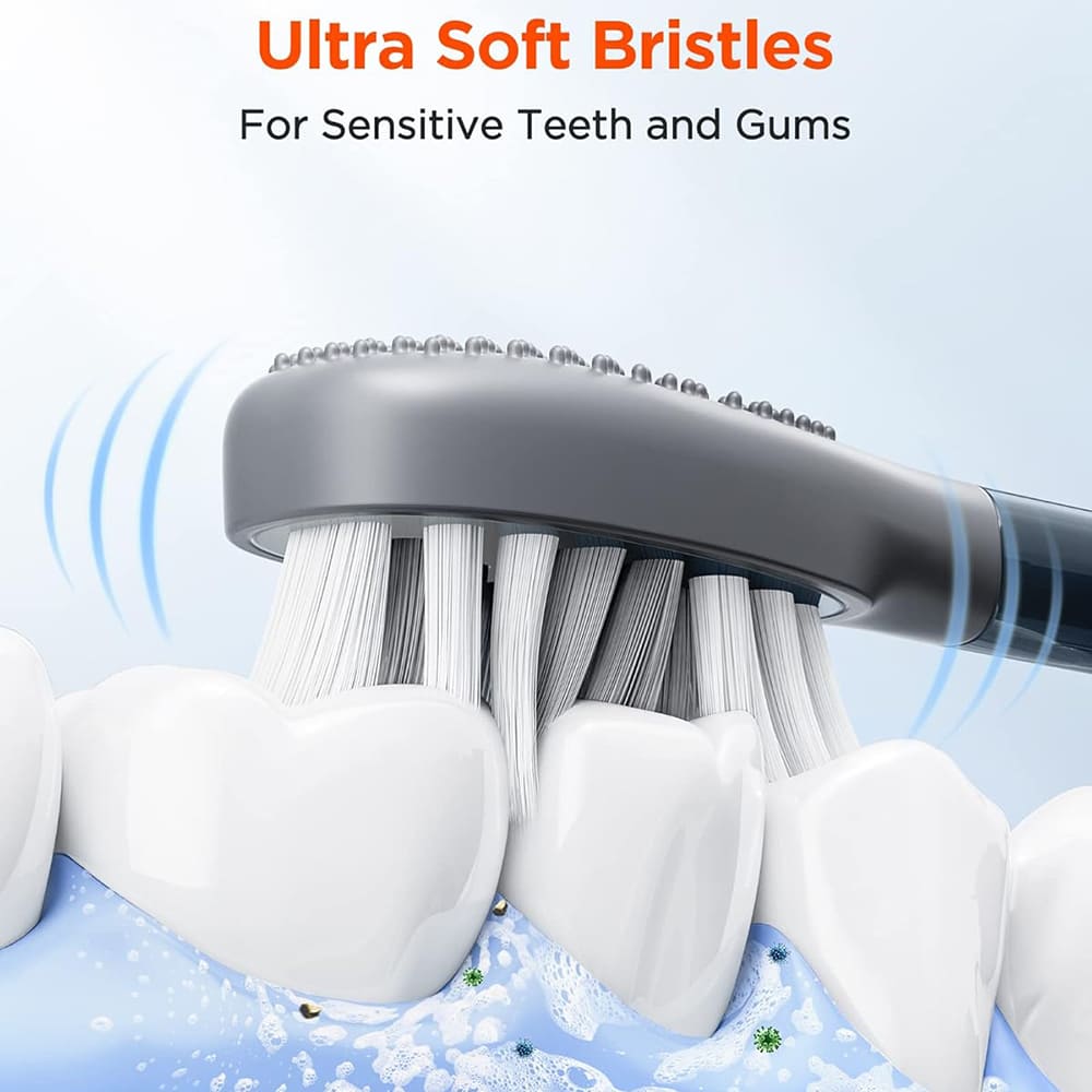 Cabeça de Substituição Gum Care para Escova Elétrica Bitvae S2 / S3, Conjunto de 4 unidades, Branco