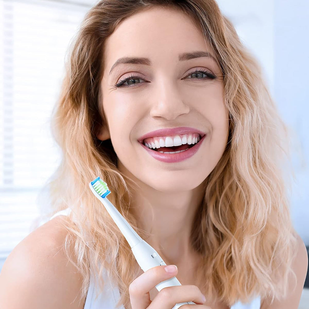 Cabeça de Substituição SDD2 para Escova Elétrica Bitvae D2, Conjunto de 4 unidades, Branco