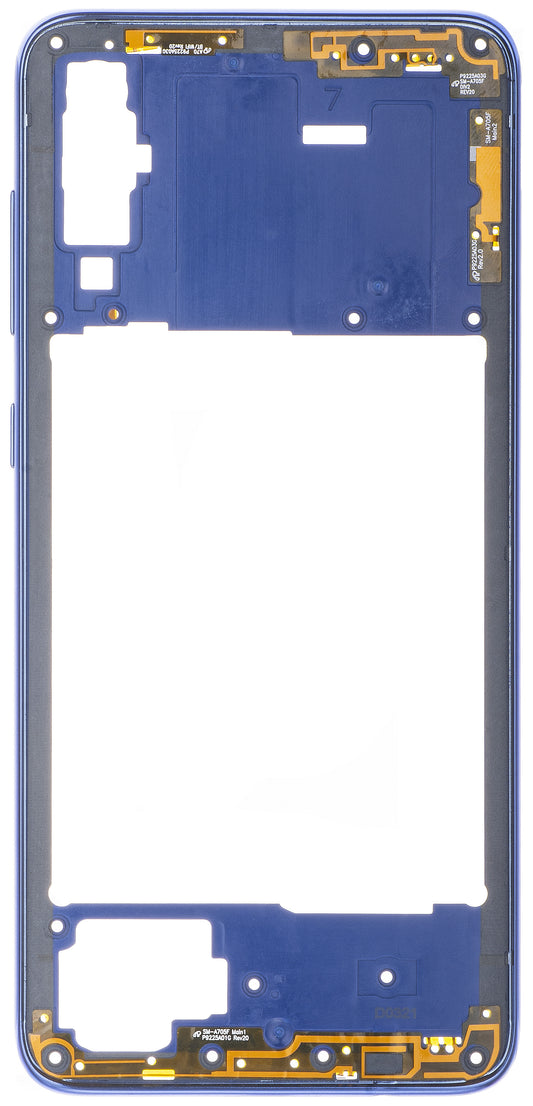 Meia capa para Samsung Galaxy A70 A705, azul