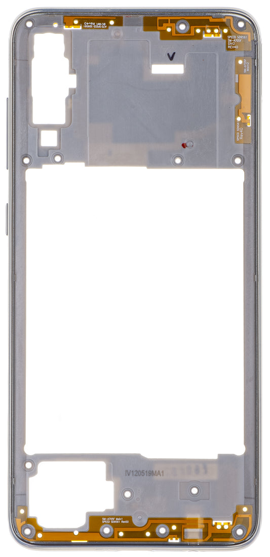 Capa intermédia para Samsung Galaxy A70 A705, prateada