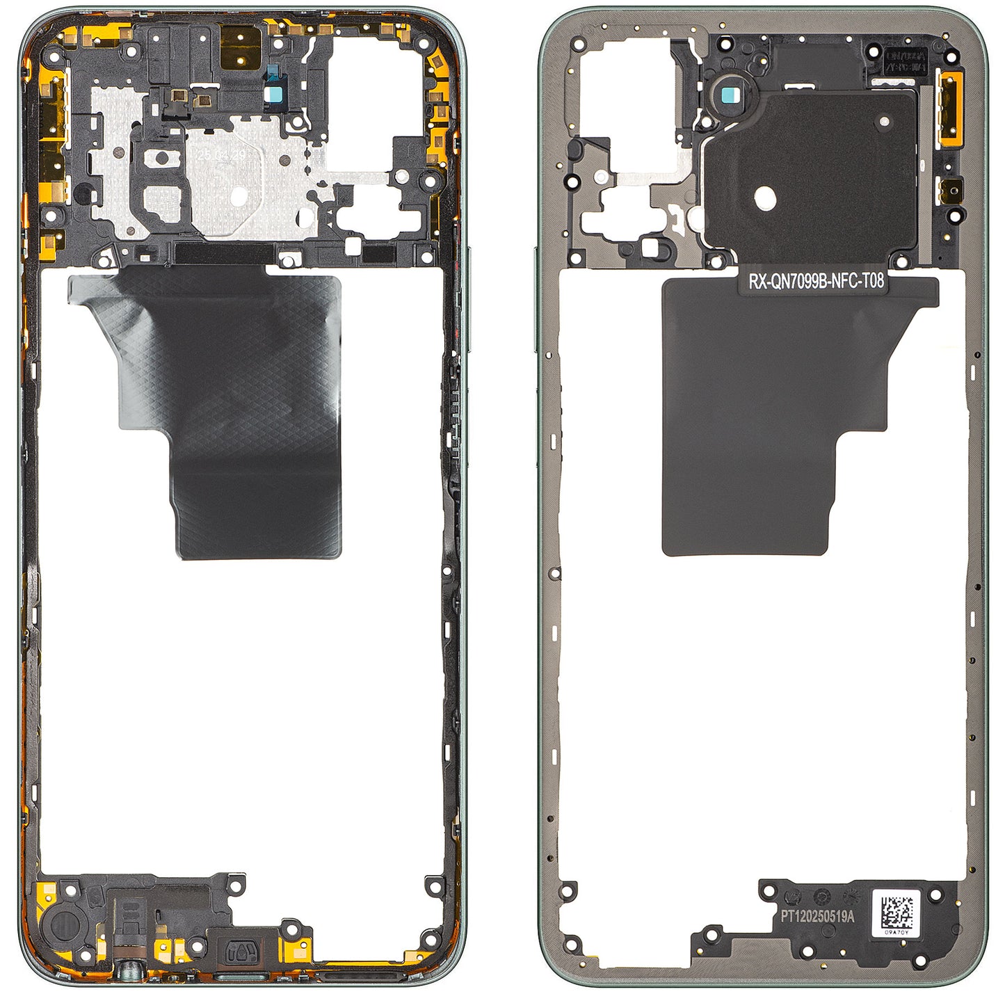 Carcasa Meio Honor X7c 5G / 200 Smart, Verde (Forest Green), Service Pack 9707ABNB