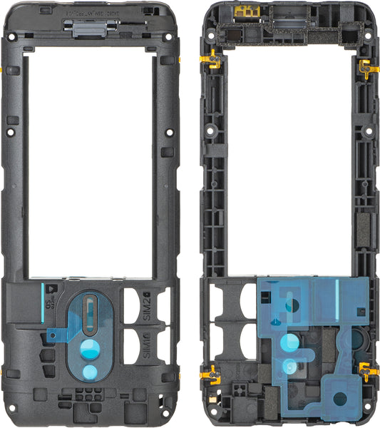 Carcaça Média Nokia 230 (2024), Preta, Pacote de Serviço 286913684