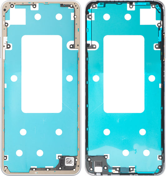 Carcaça Média Oppo A5 4G, Prateado (Mist White), Pacote de Serviço 612118001142