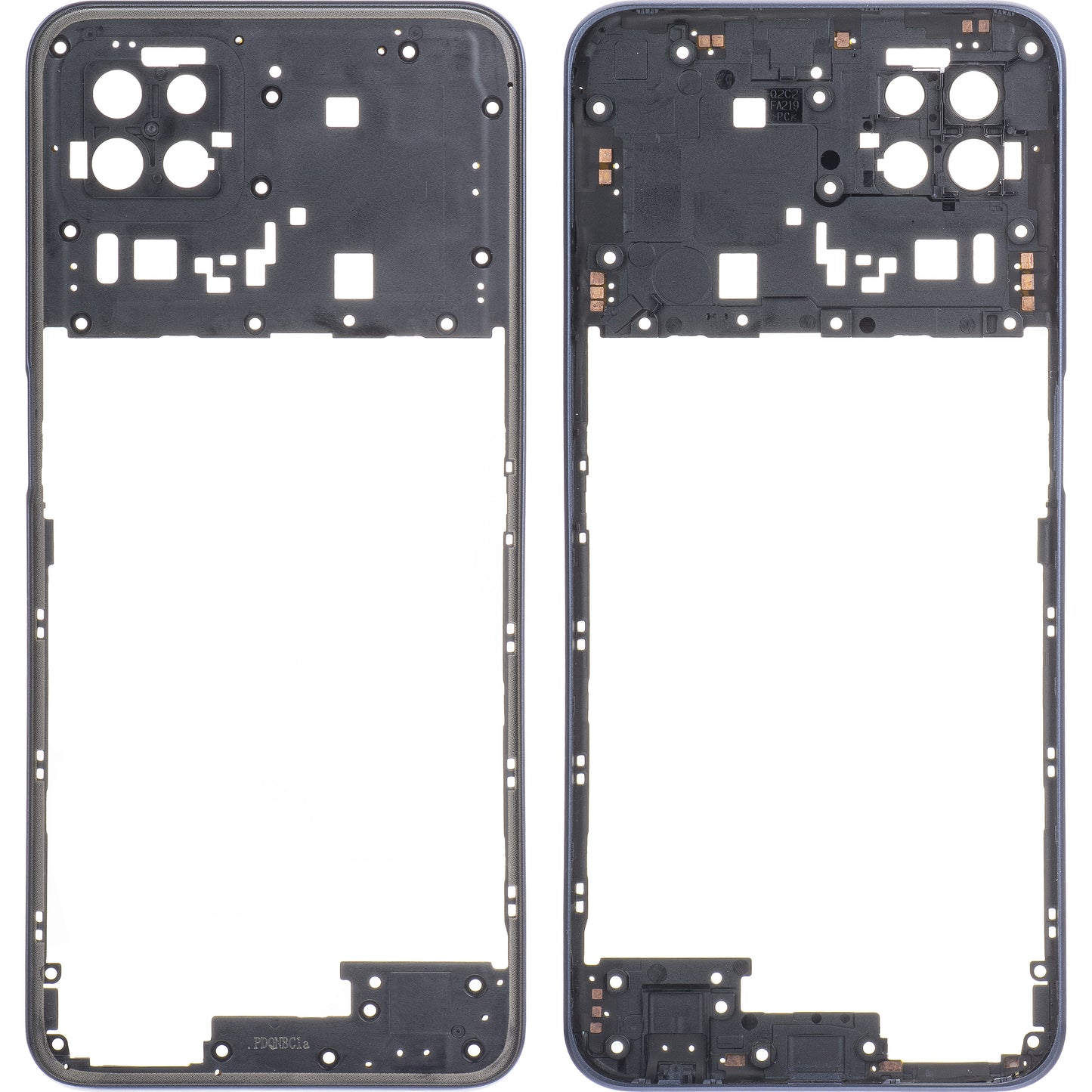 Meia capa Oppo A72 5G Oppo A72 5G, Preto 