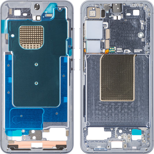 Meia capa para Samsung Galaxy S24 S921, azul (azul safira), Service Pack GH82-3343418F 