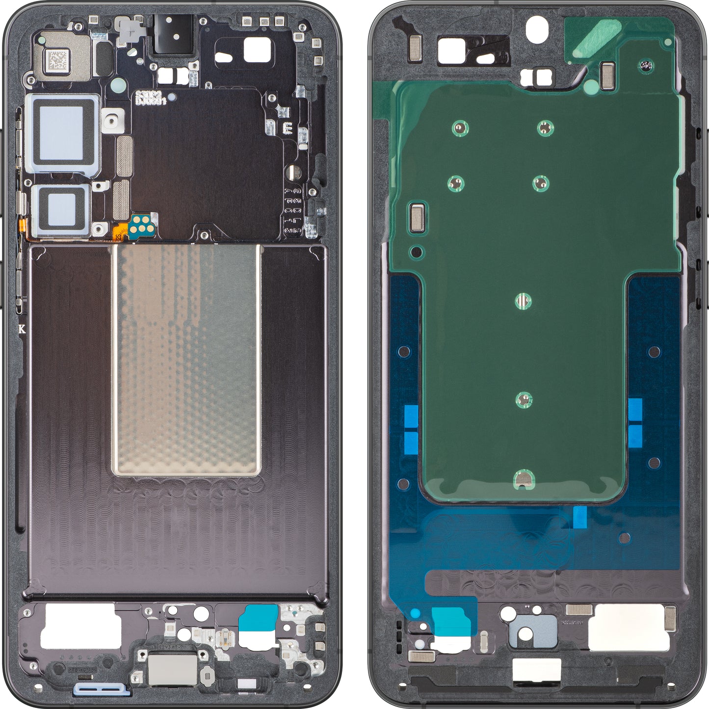 Carcasa Mijloc Samsung Galaxy S24+ S926, Preta (Onyx Black), Service Pack GH82-33413A