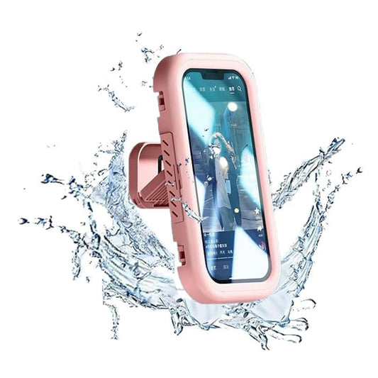 Capa de Parede com Membrana Tátil Techsuit LC-999 para Telefone, à Prova de Água, Rosa