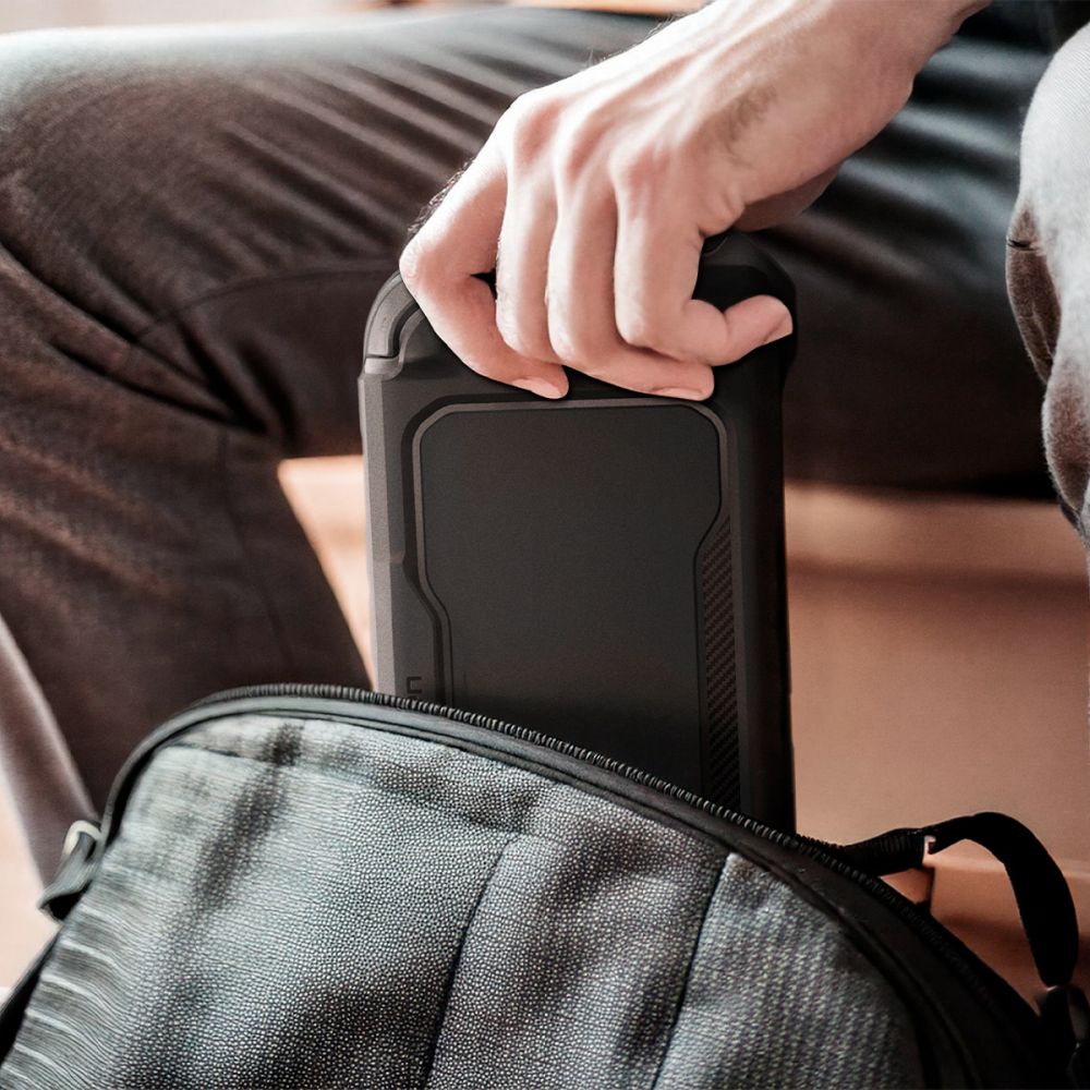 Spigen Rugged Armor Protective Case for Nintendo Switch 2, Black ACS09075