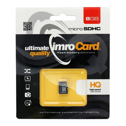 Cartão de Memória microSDHC Imro, 8Gb, Classe 4