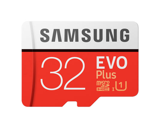 Cartão de Memória microSDHC Samsung Evo Plus, 32Gb, Classe 10 / UHS-1 U1, Com Adaptador MB-MC32GA/APC