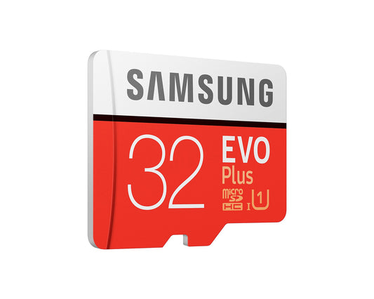 Cartão de Memória microSDHC Samsung Evo Plus, 32Gb, Classe 10 / UHS-1 U1, Com Adaptador MB-MC32GA/APC