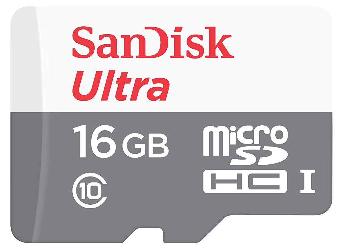 Cartão de Memória SanDisk Ultra Android microSDHC microSDHC, 16Gb, Classe 10 / UHS-1 U1 SDSQUNS-016G-GN3MN SDSQUNS-016G-GN3MN