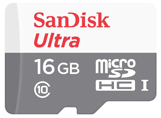 Cartão de Memória SanDisk Ultra Android microSDHC microSDHC, 16Gb, Classe 10 / UHS-1 U1 SDSQUNS-016G-GN3MN SDSQUNS-016G-GN3MN