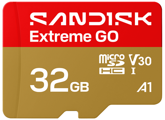 Cartão de Memória microSDHC SanDisk Extreme GO Android A1, 32Gb, Classe 10 / UHS-1 U1 SDSQXGN-032G-GN6MN