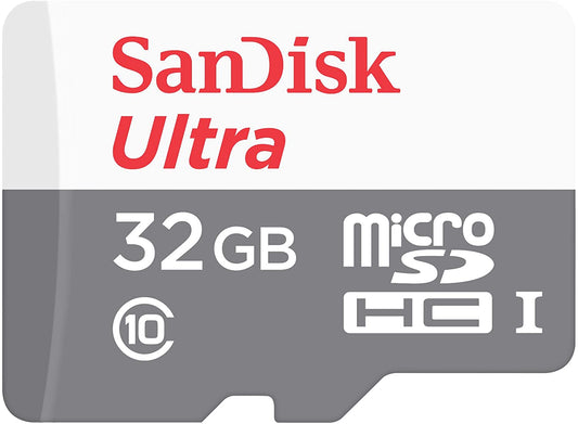 Cartão de Memória microSDHC SanDisk Ultra, 32Gb, Classe 10 SDSQUNR-032G-GN3MN