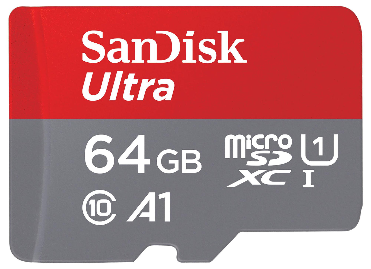 Cartão de Memória microSDXC SanDisk Ultra Android A1, 64Gb, Classe 10 / UHS-1 U1, Com Adaptador SDSQUAB-064G-GN6MA