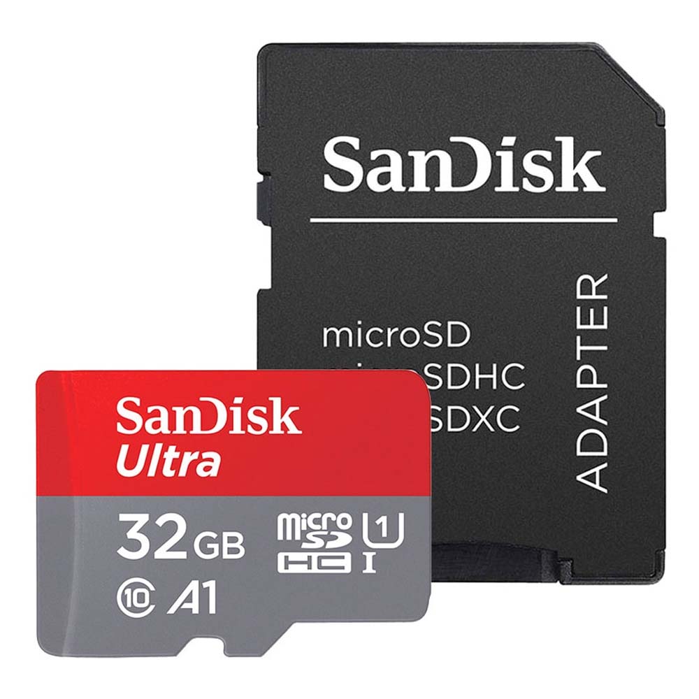 Cartão de Memória microSDHC SanDisk Ultra Android A1, 32Gb, Classe 10 / UHS-1 U1, Com Adaptador SDSQUA4-032G-GN6MA
