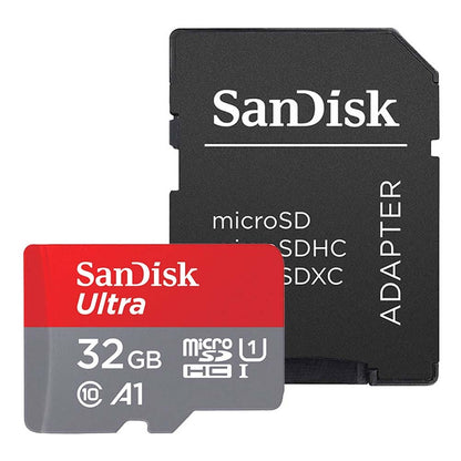 Cartão de Memória microSDHC SanDisk Ultra Android A1, 32Gb, Classe 10 / UHS-1 U1, Com Adaptador SDSQUA4-032G-GN6MA