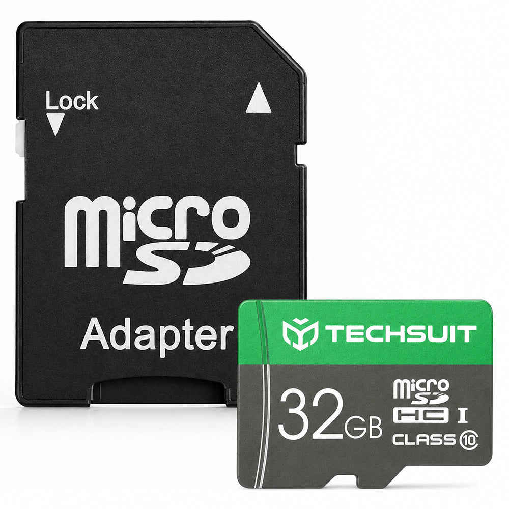 Cartão de memória microSDHC Techsuit THCM11, 32 GB, Classe 10, com adaptador