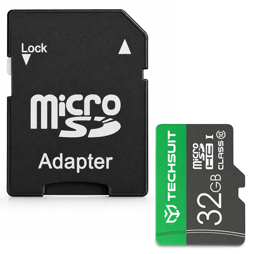 Cartão de memória microSDHC Techsuit THCM11, 32 GB, Classe 10, com adaptador