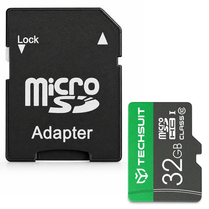 Cartão de memória microSDHC Techsuit THCM11, 32 GB, Classe 10, com adaptador