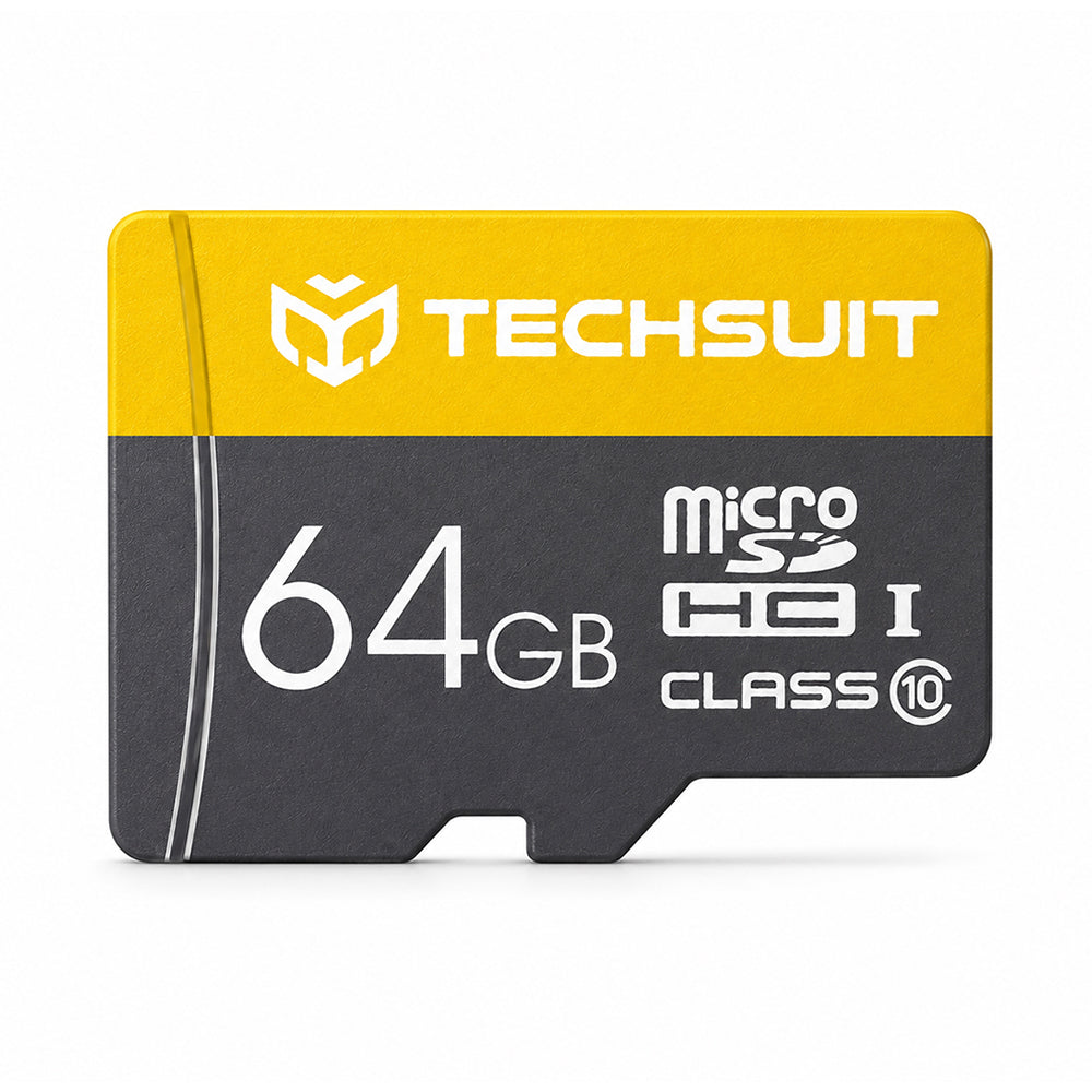 Cartão de memória microSDXC Techsuit THCM11, 64 GB, Classe 10, com adaptador