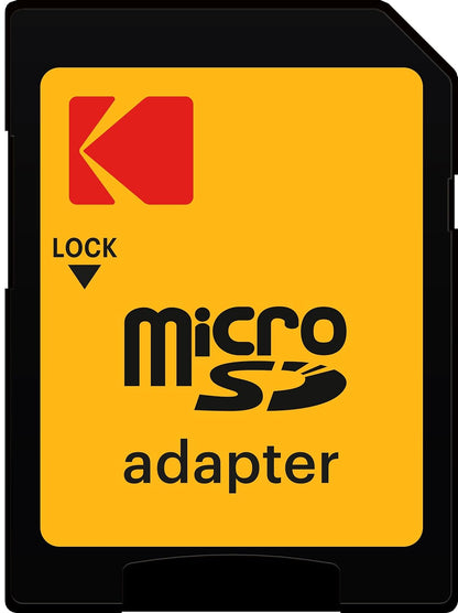 Cartão de Memória microSDXC Kodak Ultra Performance, 128Gb, Classe 10 / UHS-1 U3, Com Adaptador EKMSDM128GXC10HPRK