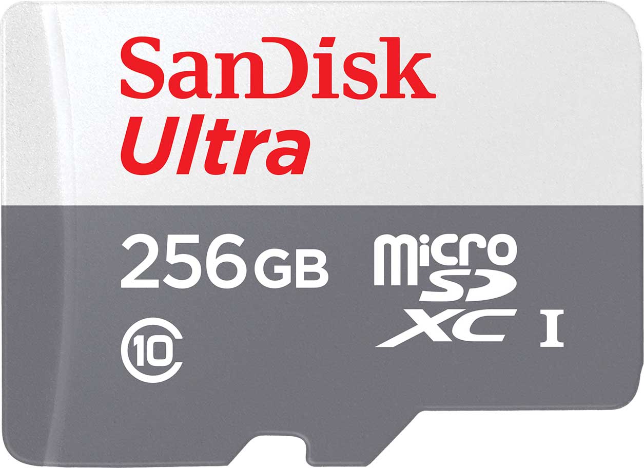 Cartão de Memória SanDisk Ultra Android microSDXC, 256Gb, Classe 10 / UHS-1 U1 SDSQUNR-256G-GN3MN SDSQUNR-256G-GN3MN 